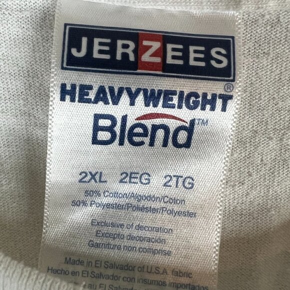 Vintage Y2K New Orleans Tourist T-Shirt Size 2XL White Tee Rainbow Lettering - Picture 2 of 7